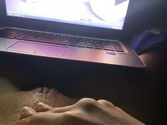 Masturbating while watching porn